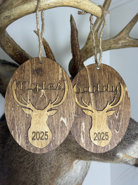 2025 Deer Custom Ornament
